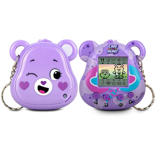 Care Bears Digital Pet - Share Bear Cyber Pet with Care Features, 1.4” Inch Screen, Handheld Interactive Virtual Pets for Kids, Collectible Electronic Toy, Battery Included von Care Bears