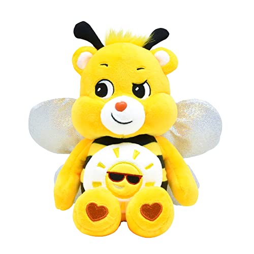 Care Bears | Hummelbär 22 cm Bohnenplüsch | Süßes Plüschtier zum Sammeln, Kuscheltiere für Kinder, Stofftiere für Mädchen und Jungen, niedliche Teddies geeignet für Mädchen und Jungen ab 4 Jahren | von Care Bears