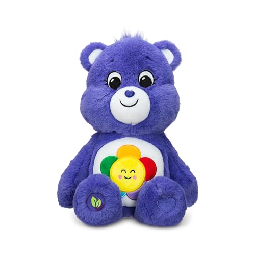 Care Bears Basic Fun 22082 Harmony Bear, 35cm Collectable Cute Plush Toy, Soft Toys & Cuddly Toys for Children, Cute Teddies Suitable for Girls and Boys Aged 4 Years + von Care Bears