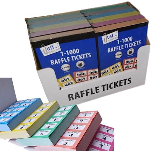 CareStarz Gewinnspielkarten 1-1000 - 8 x Bücher mit Garderobenkarten - Lucky Draw, Tombola Draw, Gewinnspiel und Wohltätigkeitsveranstaltungen CareStarz Gewinnspielkarten 1-1000 - 8 x Bücher mit Garderobenkarten - Lucky Draw, Tombola Draw, Gewinnspiel und Wohltätigkeitsveranstaltungen von CareStarz