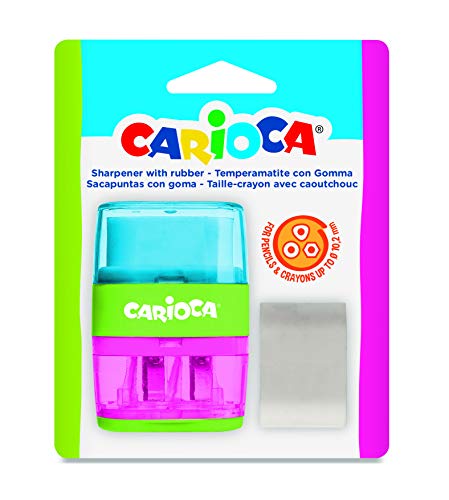 Carioca 43107 Spitzer mit Gummi, Ohne Angabe von Carioca