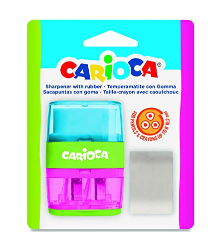 Carioca 43107 Spitzer mit Gummi, Ohne Angabe von CARIOCA