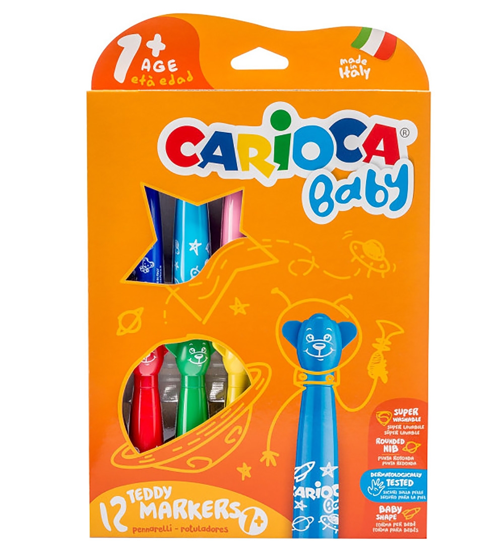 Carioca Baby Filzstifte - 12 st. - Mehrfarbig - Carioca - One Size - Filzstifte Carioca Baby Filzstifte - 12 st. - Mehrfarbig - Carioca - One Size - Filzstifte von Carioca