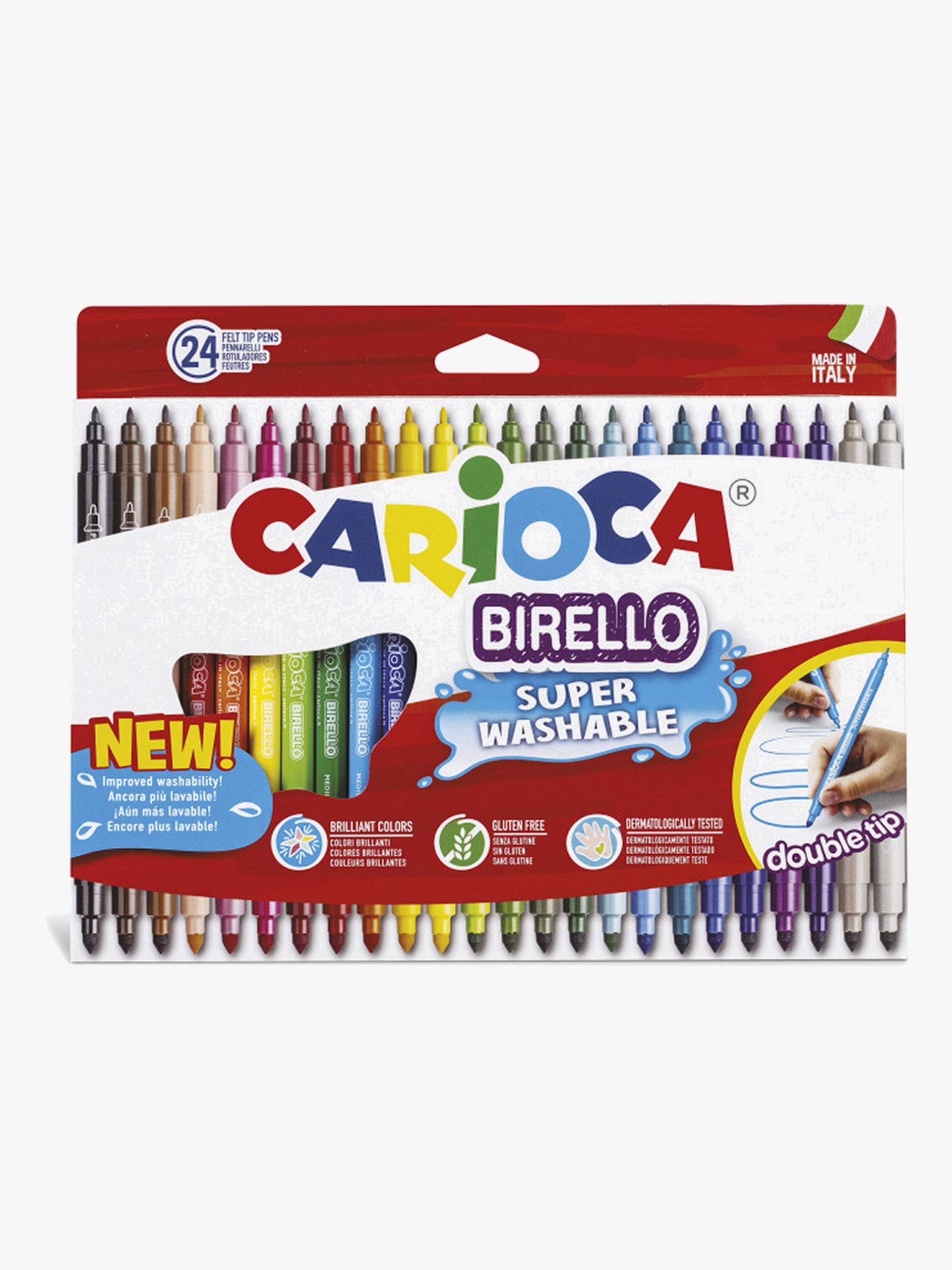 Carioca Birello Doppelspitze Filzstifte 24er-Pack von Carioca