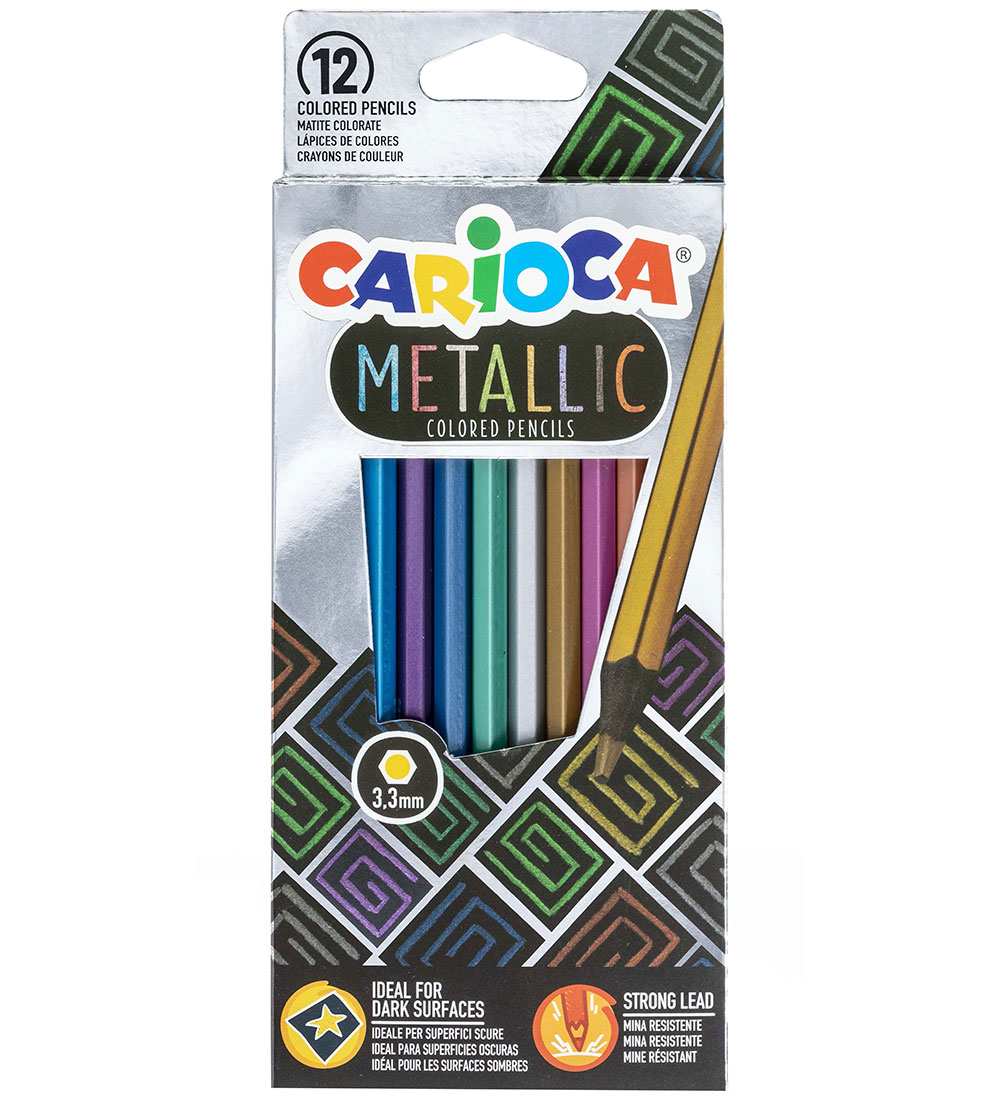 Carioca Buntstifte - 12 st. - Metallic - Carioca - One Size - Buntstiftsets Carioca Buntstifte - 12 st. - Metallic - Carioca - One Size - Buntstiftsets von Carioca