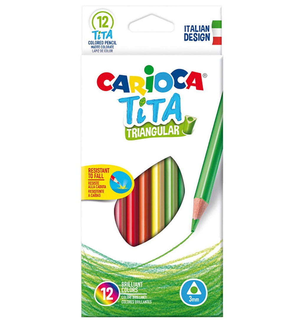 Carioca Buntstifte - Dreieckig - 12 st. - Mehrfarbig - Carioca - One Size - Buntstiftsets Carioca Buntstifte - Dreieckig - 12 st. - Mehrfarbig - Carioca - One Size - Buntstiftsets von Carioca