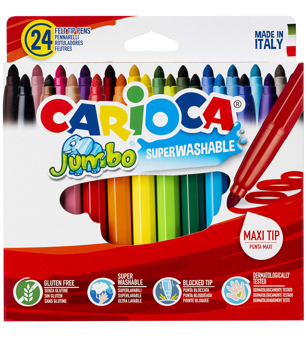 Carioca Filzstifte - 24 st. - Mehrfarbig - Carioca - One Size - Filzstifte Carioca Filzstifte - 24 st. - Mehrfarbig - Carioca - One Size - Filzstifte von Carioca