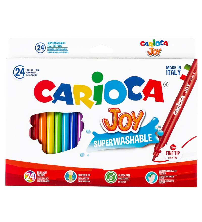 Carioca Joy Filzstifte - 24 st. - Mehrfarbig - Carioca - One Size - Filzstifte Carioca Joy Filzstifte - 24 st. - Mehrfarbig - Carioca - One Size - Filzstifte von Carioca