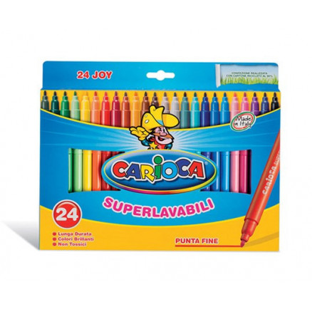 Carioca Stifte sortierte Farben 2,6mm - 24 Stück von Carioca