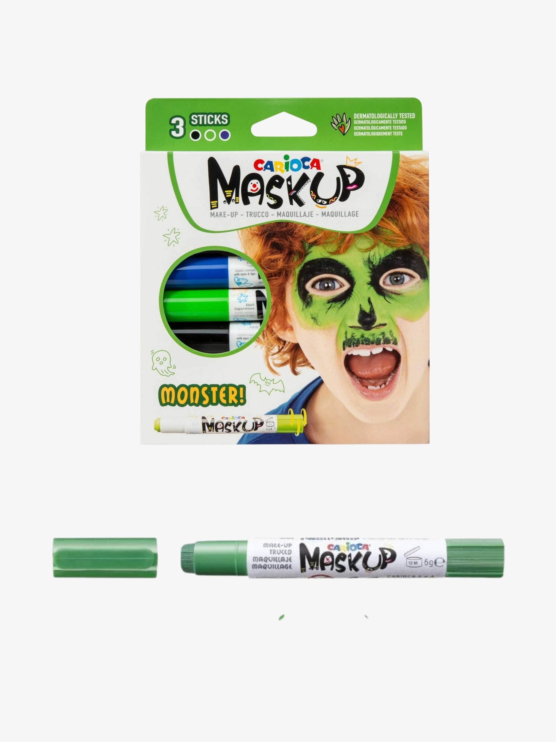 Carioca Maskup Schminkstifte Monster 3er-Pack Carioca Maskup Schminkstifte Monster 3er-Pack von Carioca