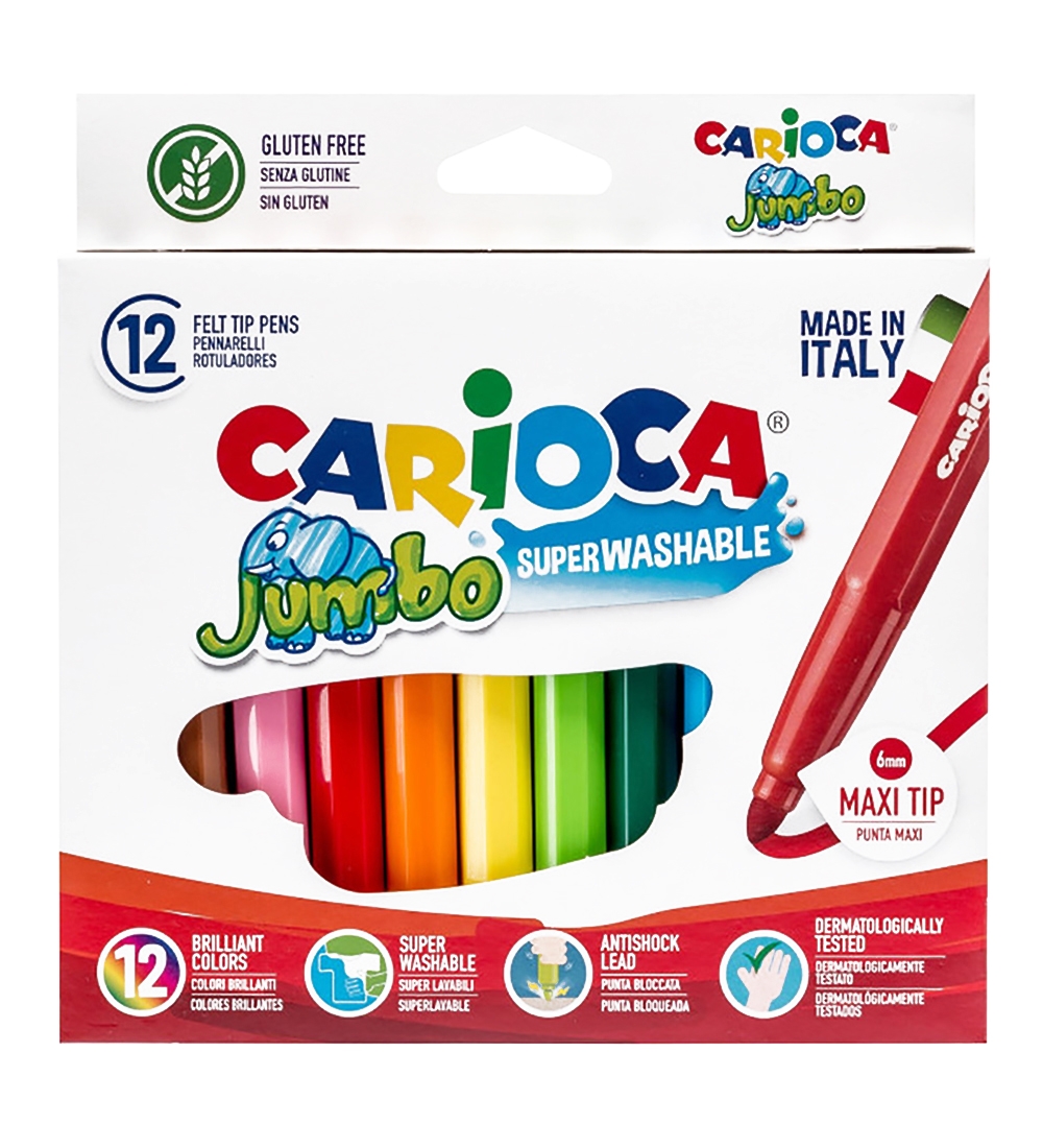 Carioca Maxi Tipps Filzstifte - 12 st. - Mehrfarbig - Carioca - One Size - Filzstifte Carioca Maxi Tipps Filzstifte - 12 st. - Mehrfarbig - Carioca - One Size - Filzstifte von Carioca