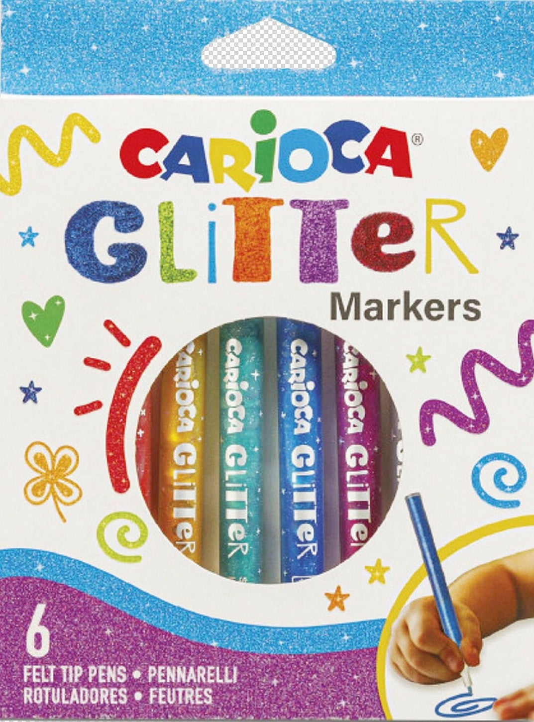 Carioca Plus Glitzer-Stifte 8er-Pack Carioca Plus Glitzer-Stifte 8er-Pack von Carioca