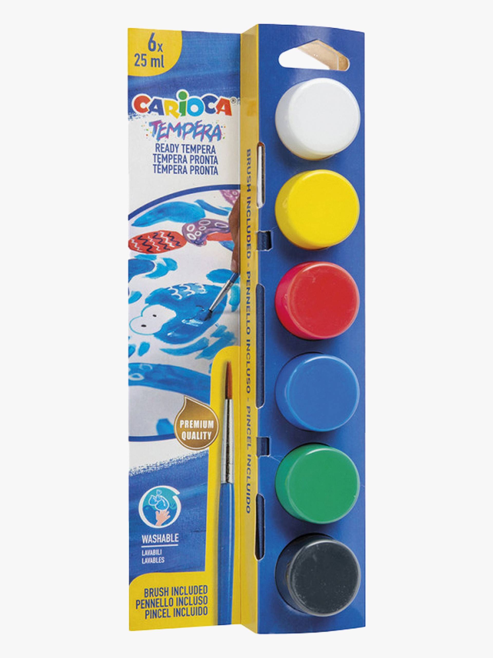 Carioca Tempera-Farbe 6 x 25 ml Klassische Farben Carioca Tempera-Farbe 6 x 25 ml Klassische Farben von Carioca