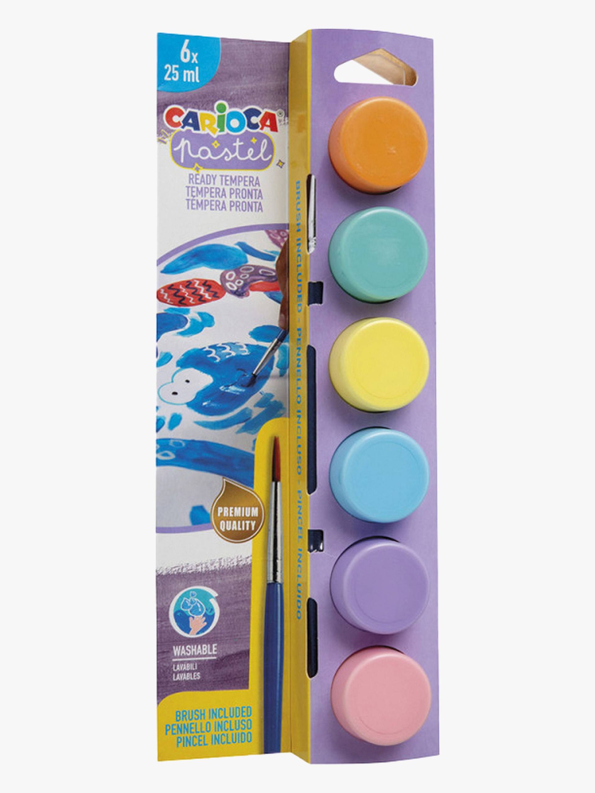Carioca Tempera-Farbe 6 x 25 ml Pastellfarben Carioca Tempera-Farbe 6 x 25 ml Pastellfarben von Carioca