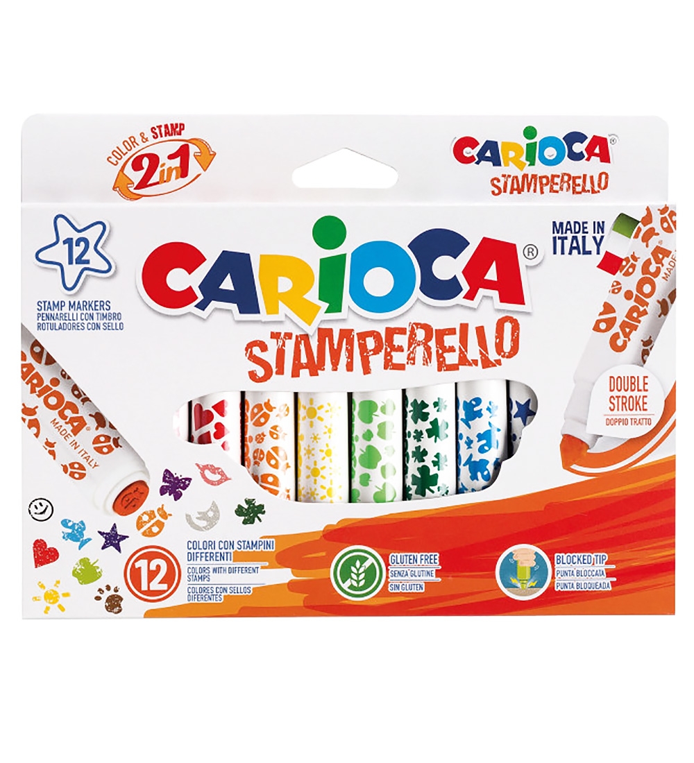 Carioca Tuschen Stempel - 12 st. - Bunt - Carioca - One Size - Filzstifte Carioca Tuschen Stempel - 12 st. - Bunt - Carioca - One Size - Filzstifte von Carioca