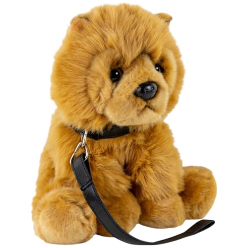 Carl Dick Chow-Chow sitzend mit Leine, Hund, Plüschtier, Kuscheltier ca. 25cm 3346-01 von Carl Dick