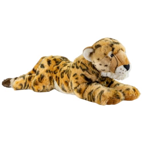 Carl Dick Gepard ca. 50cm, ausgestreckt ca. 60cm, Plüschtier, Stofftier, Kuscheltier 3744 von Carl Dick