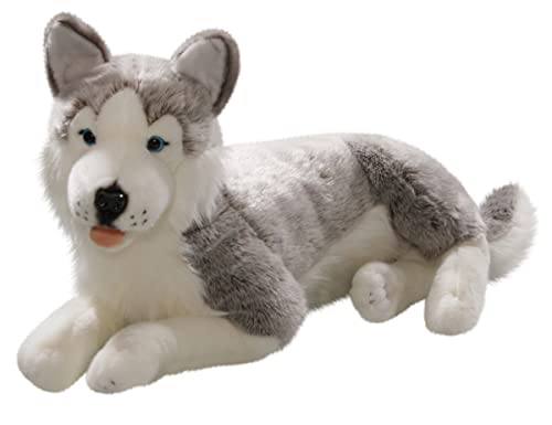 Carl Dick Husky liegend, Hund, Plüschtier, Kuscheltier ca. 60cm 2703 von Carl Dick