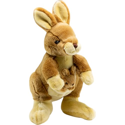 Carl Dick Känguru mit Baby ca. 38cm Plüschtier, Stofftier, Kuscheltier 3647 von Carl Dick