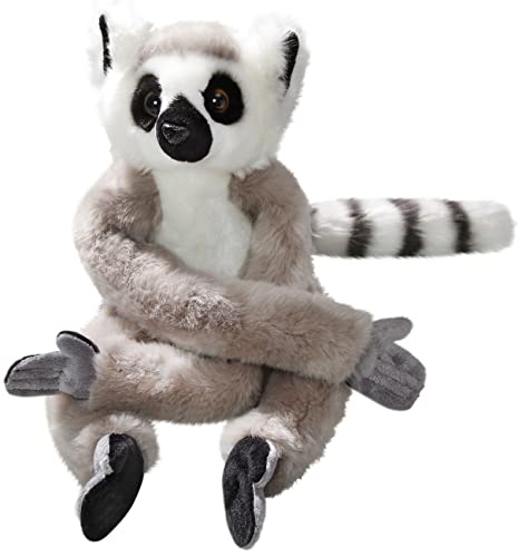 Carl Dick Katta, Lemur mit Klett an Hand und Fuß aus Plüsch ca. 22cm sitzend, ca. 53cm hängend 3488 von Carl Dick