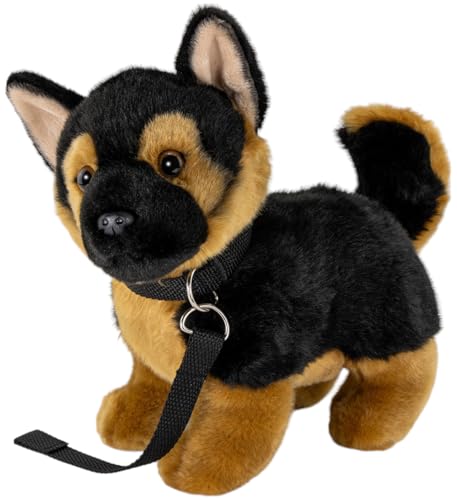 Carl Dick Schäferhund mit Leine stehend, Hund, Plüschtier, Kuscheltier, ca. 22cm lang und ca. 20cm hoch 3322 Carl Dick Schäferhund mit Leine stehend, Hund, Plüschtier, Kuscheltier, ca. 22cm lang und ca. 20cm hoch 3322 von Carl Dick