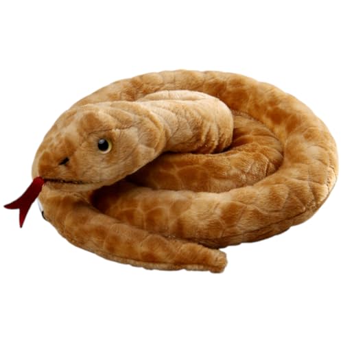 Carl Dick Schlange braun Geringelt ca. 20/90cm, Plüschtier, Stofftier, Kuscheltier 3738 von Carl Dick
