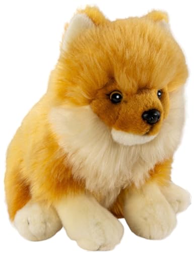 Carl Dick Zwergspitz, Pomeranian Hund sitzend, Hund, Plüschtier, Kuscheltier, ca. 25cm 3557 von Carl Dick