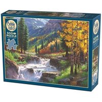 COBBLE HILL PUZZLES - Bären am Wasserfall 500 Teile von Carletto Deutschland GmbH