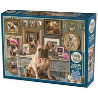 COBBLE HILL PUZZLES - Französische Bulldogge 500 Teile von Carletto Deutschland GmbH