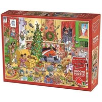 COBBLE HILL PUZZLES - Verrückte Weihnachten 1000 Teile von Carletto Deutschland GmbH