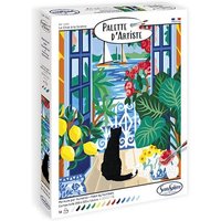 Malen nach Zahlen Katze am Fenster von Carletto Deutschland