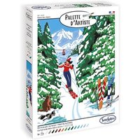 Malen nach Zahlen Winter in den Alpen von Carletto Deutschland