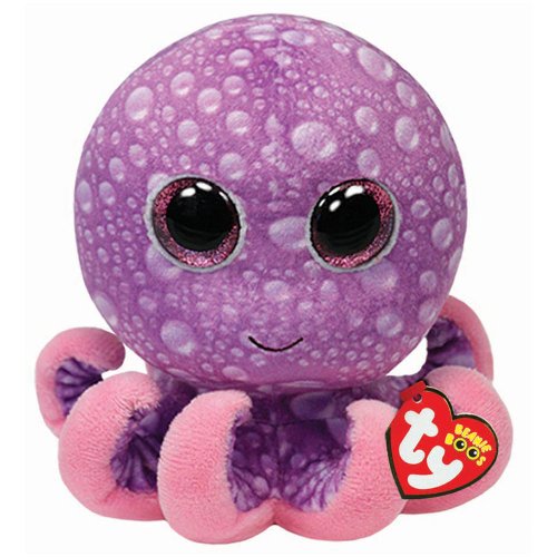 Carletto Ty 34104 34104-Legs Buddy-Octopus mit Glitzeraugen, groß, 24 cm, pink/violett Carletto Ty 34104 34104-Legs Buddy-Octopus mit Glitzeraugen, groß, 24 cm, pink/violett von Carletto Ty