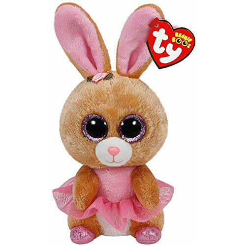 Carletto Ty 36170 Ty 36170-Twinkle Toes mit Glitzeraugen, Beanie Boo's, Ostern limitiert Ballerina, 15 cm von TY