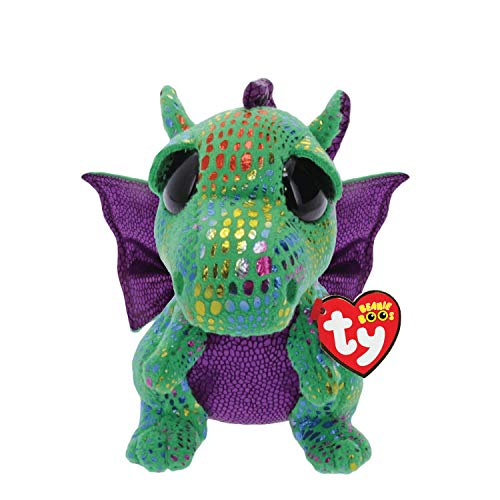 Carletto Ty 36186 Ty 36186-Cinder-Drache mit Glitzeraugen und glitzerndem Körper, Beanie Boo's, 15 cm, grün Carletto Ty 36186 Ty 36186-Cinder-Drache mit Glitzeraugen und glitzerndem Körper, Beanie Boo's, 15 cm, grün von TY