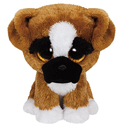 Ty 36188 - Brutus - Boxer Hund, mit Glitzeraugen, Beanie Boo's, 15 cm von TY
