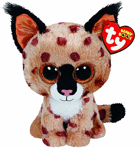 Ty 36190 - Buckwheat - Luchs braun mit Glitzeraugen, Beanie Boo's, 15 cm von Carletto Ty