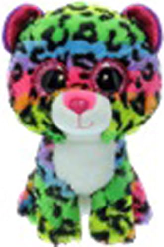 Carletto Ty 37074 - Dotty, Leopard mit Glitzeraugen, Glubschis, Beanie Boos, 24 cm, bunt von Carletto Ty