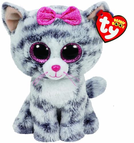TY 37190 Kiki, Katze mit Glitzeraugen, Beanie Boos, 15cm, grau TY 37190 Kiki, Katze mit Glitzeraugen, Beanie Boos, 15cm, grau von TY