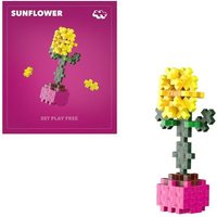 50 Kreativ Bausteine Sonnenblume (MQ3) von Carletto