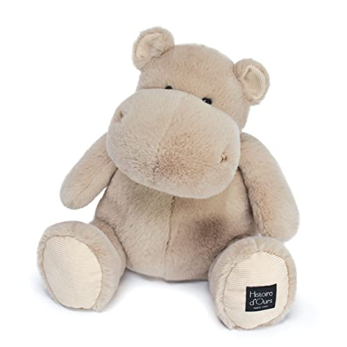 Histoire d'Ours - Plüschtier Nilpferd - Hip'Cool - Beige - 40 cm - HIPPO - HO3094 von Histoire d'ours