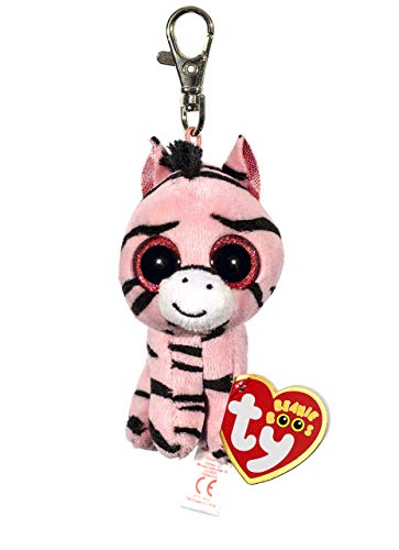 Carletto Ty 36615 Ty 36615-Zoey Clip Zebra mit Glitzeraugen Beanie Boo's, 8.5 cm, pink von Carletto