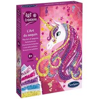 Pailettenkunst Einhorn von Carletto
