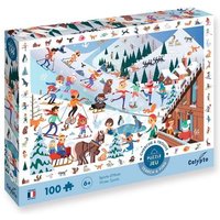 Wintersport 100 XL Teile Puzzle von Carletto