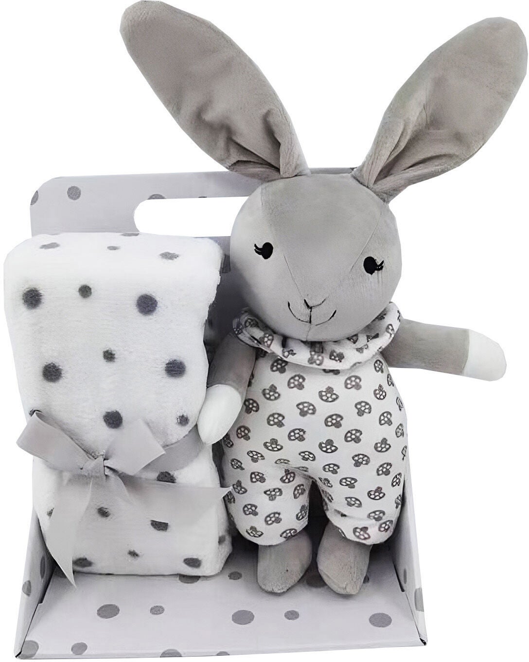 CarloBaby Fleecedecke Graue Punkte & Häschen CarloBaby Fleecedecke Graue Punkte & Häschen von CarloBaby