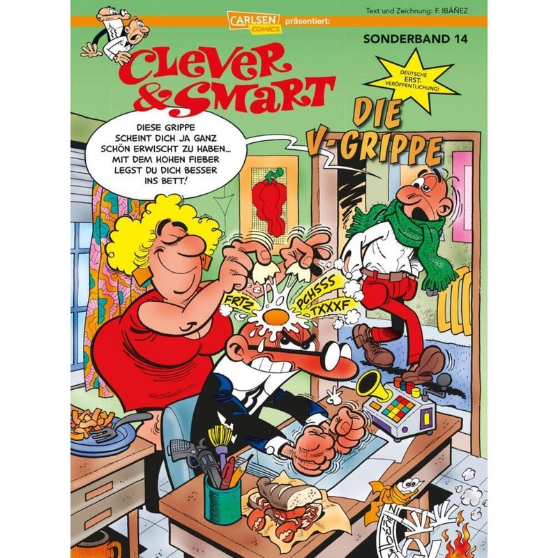 Die V-Grippe / Clever & Smart Sonderband Bd.14 von Carlsen Comics
