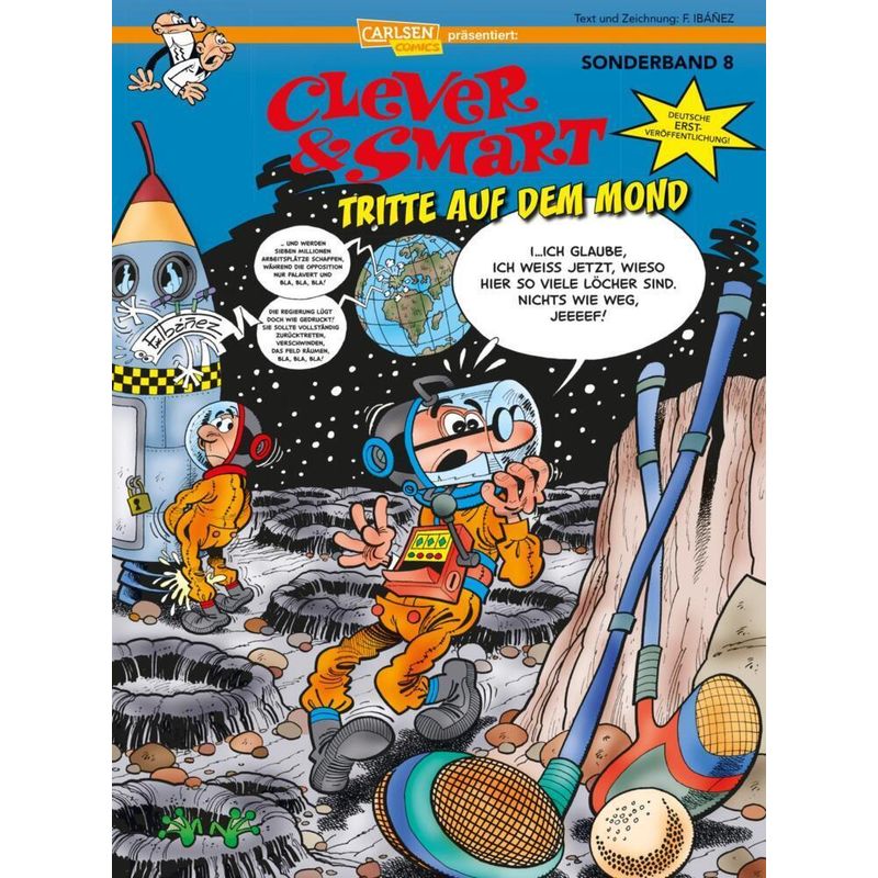 Tritte auf dem Mond / Clever & Smart Sonderband Bd.8 von Carlsen Comics