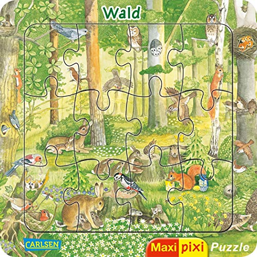 Carlsen Verlag GmbH Maxi-Pixi-Puzzle VE 5: Wald (5 Exemplare): EIN Puzzle für Kinder ab 3 Jahren von Carlsen Verlag GmbH