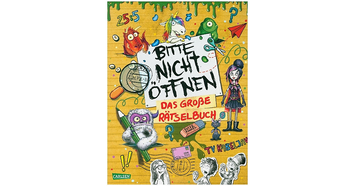 Buch - Bitte nicht öffnen: Das große Rätselbuch Buch - Bitte nicht öffnen: Das große Rätselbuch von Carlsen Verlag