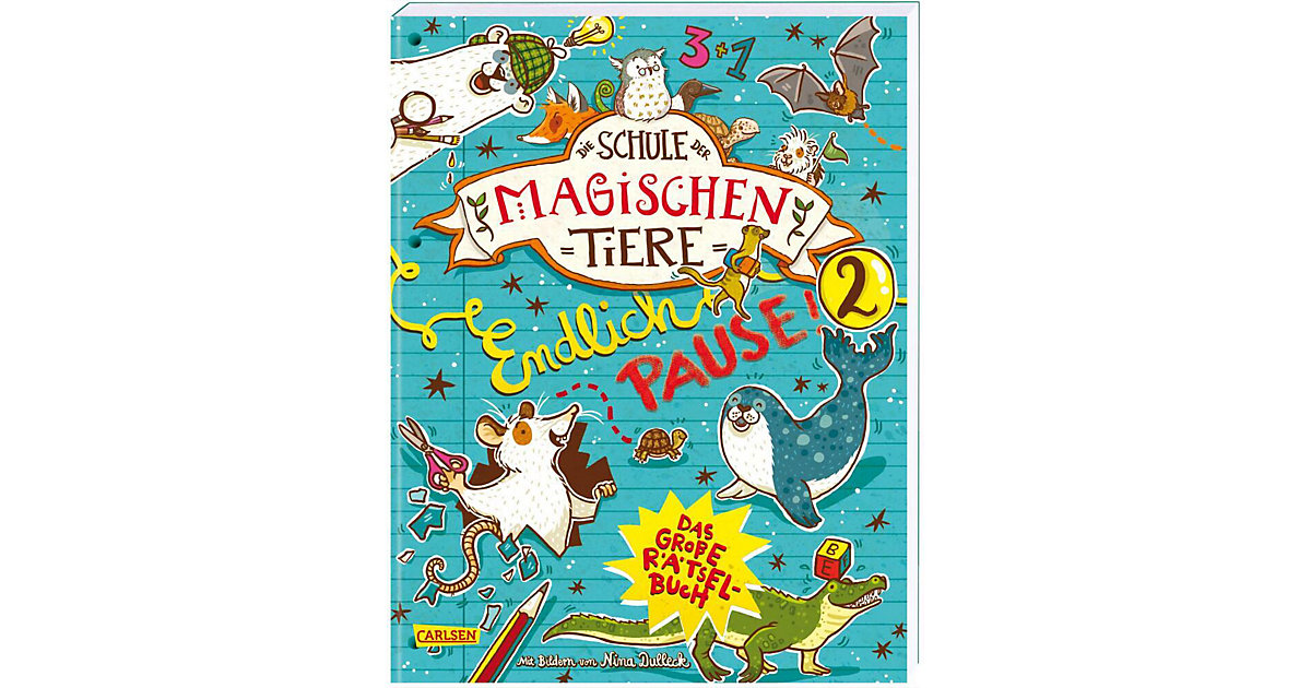 Buch - Die Schule der magischen Tiere: Endlich Pause! Das große Rätselbuch Band 2 Buch - Die Schule der magischen Tiere: Endlich Pause! Das große Rätselbuch Band 2 von Carlsen Verlag